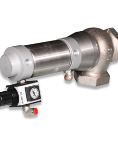 Safety valve 2"pneum.brs/chrom.nickel-plated T02/4-8 bar V19